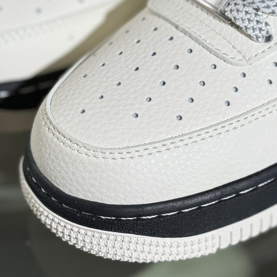 260 Nike Air Force 1'07 Low 联名 双层米黑 空军一号低帮休闲板鞋 XX3168-206