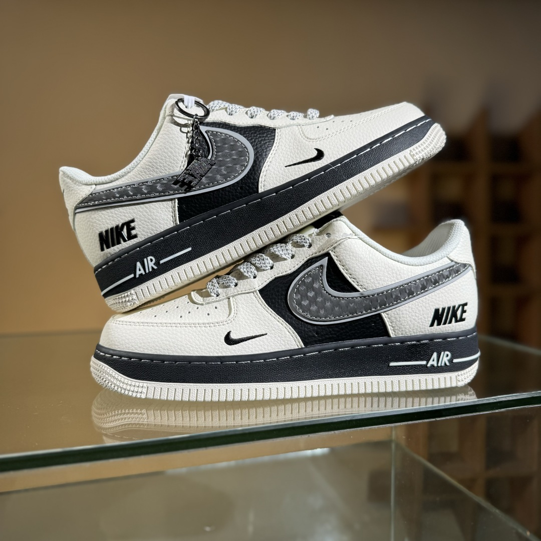 260 Nike Air Force 1'07 Low 联名 双层米黑 空军一号低帮休闲板鞋 XX3168-206