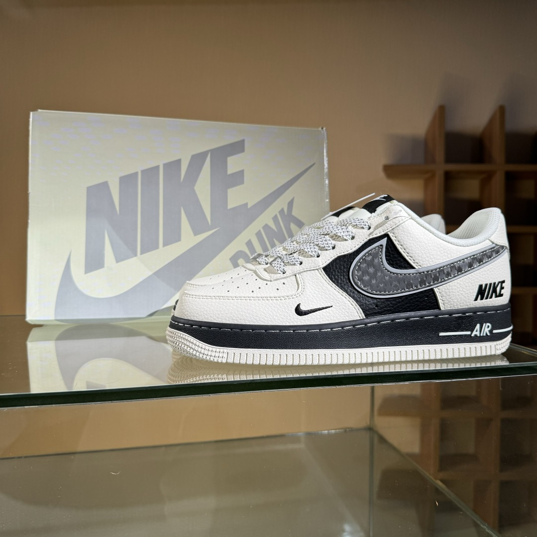 260 Nike Air Force 1'07 Low 联名 双层米黑 空军一号低帮休闲板鞋 XX3168-206