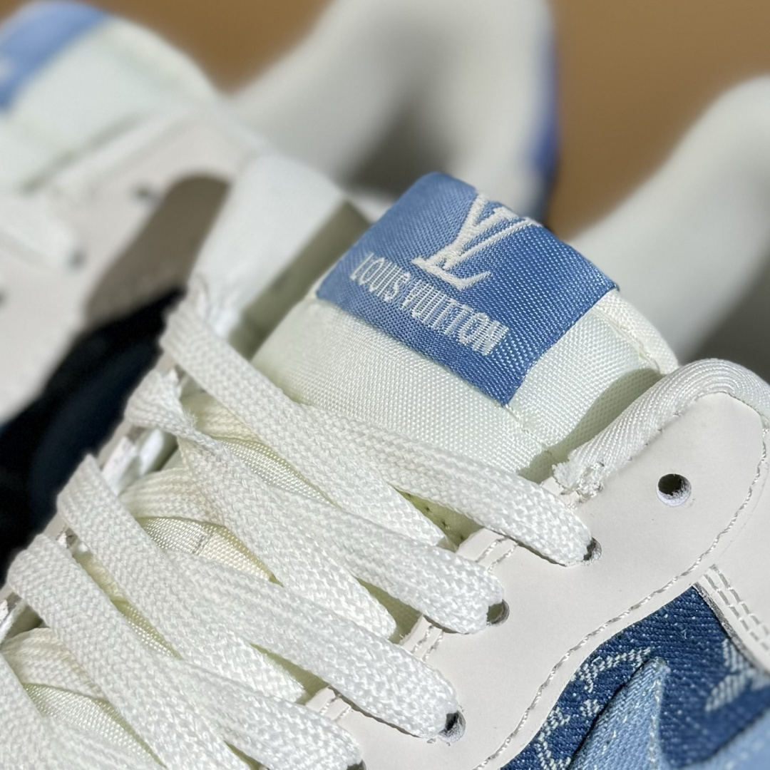 260 Nike Air Force 1'07 Low LV联名 蓝布勾 空军一号低帮休闲板鞋 DF0188-068