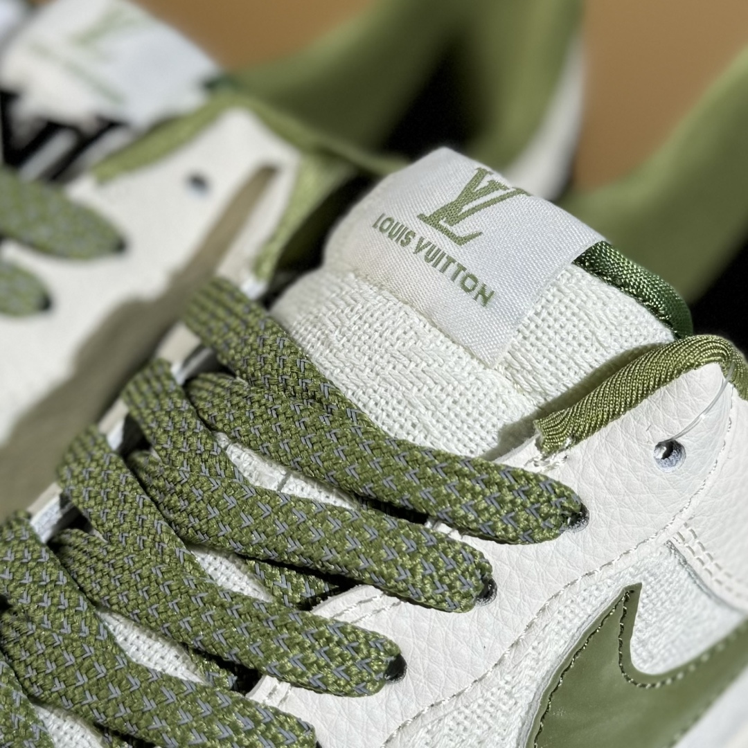 260 Nike Air Force 1'07 Low LV联名 亚麻米绿勾 空军一号低帮休闲板鞋 XX3168-192