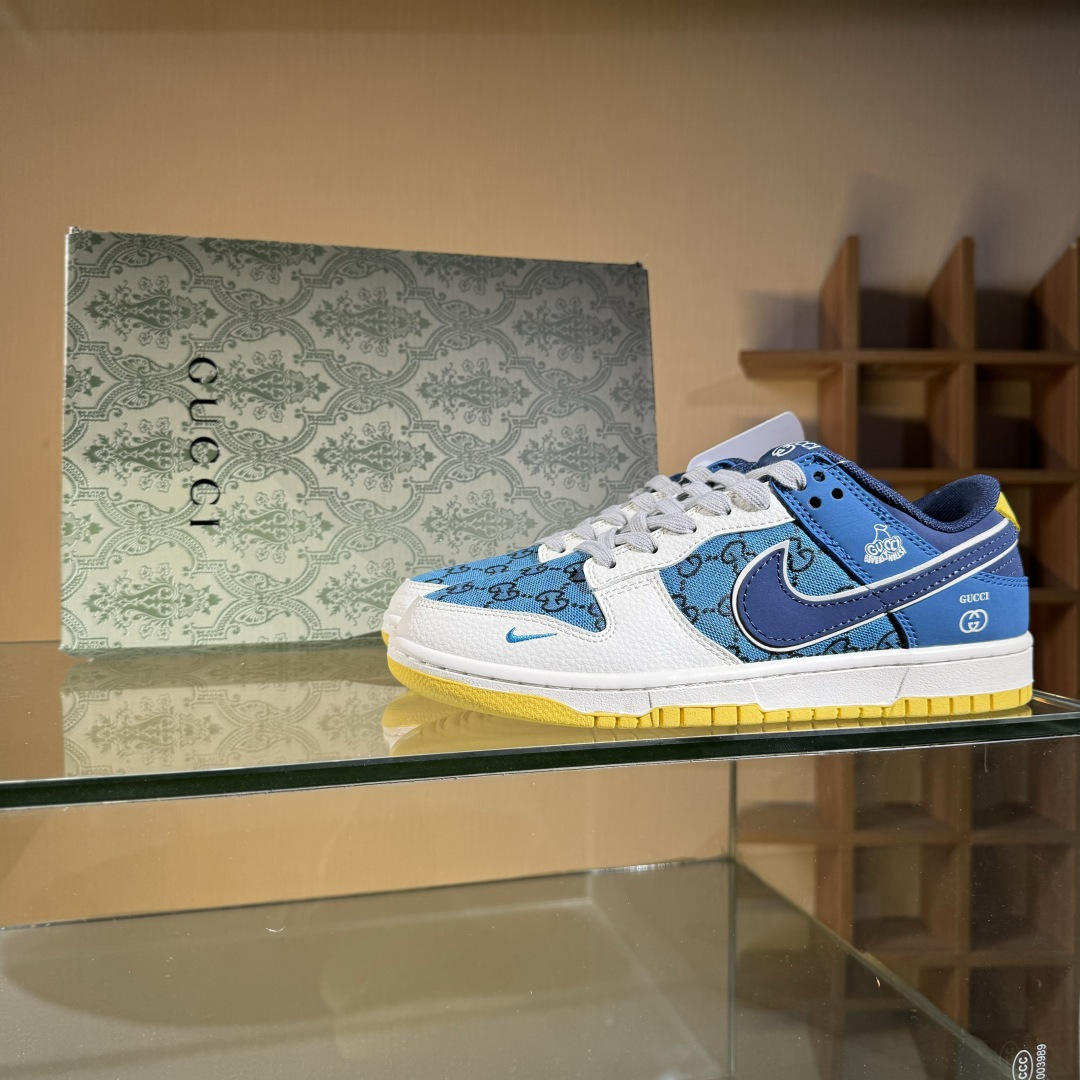 260 Nike SB Dunk Low x GUCCI 白蓝小勾 XD1588-215