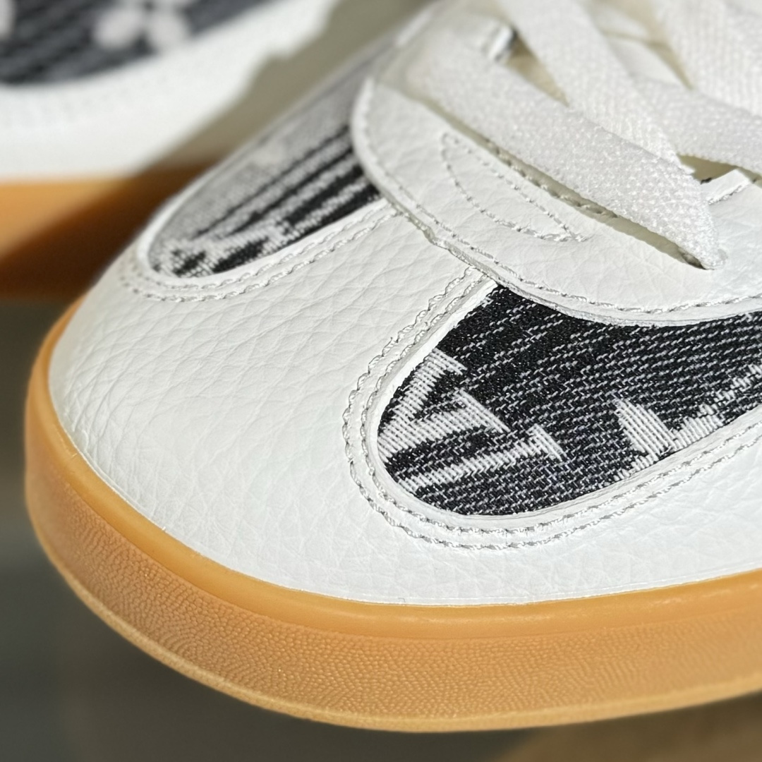 210 Adidas三叶草SAMBA OG x Louis Vuitton 白黑 休闲板鞋 SC9207-730