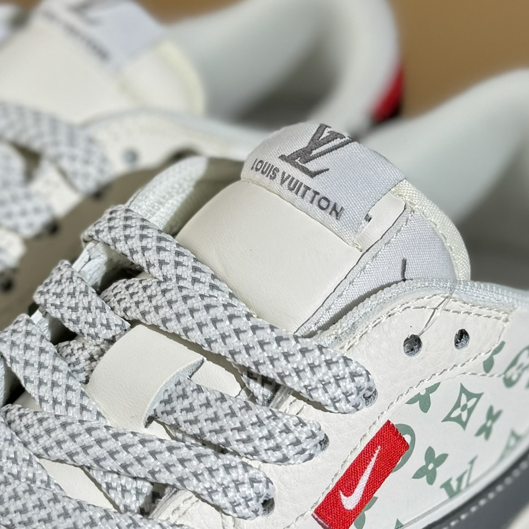 280 Travis Scott x Fragment Design x Air Jordan 1 Low OG SP AJ1 乔1 LV联名 灰红标 低帮文化休闲板鞋 YX5066-336