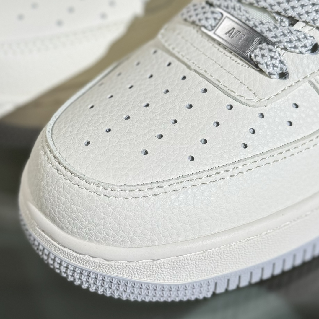 260 Nike Air Force 1'07 Low LV联名 灰白双拼 空军一号低帮休闲板鞋 SM6668-103