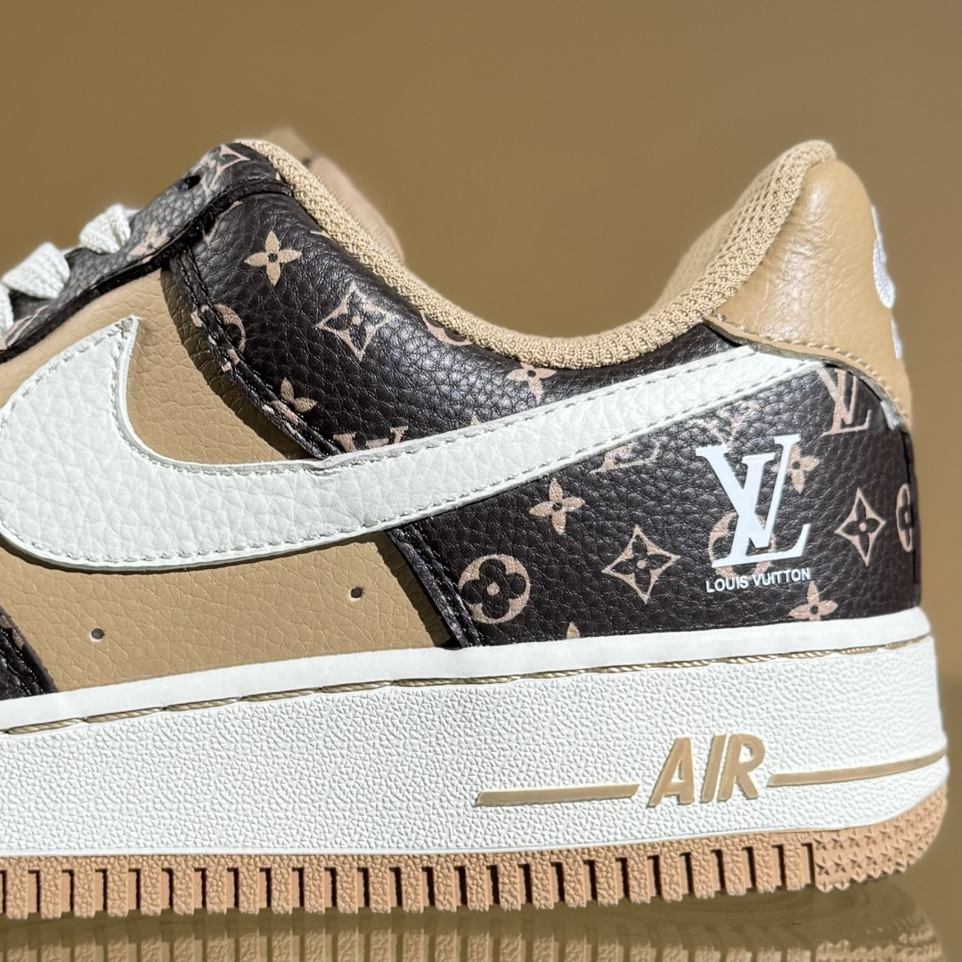 260 Nike Air Force 1'07 Low LV联名 咖啡棕小白勾 空军一号低帮休闲板鞋 LW9279-009-Chinese UA Cheap High Quatity Brand Clothes Bags handbags Sneakers wholesale wholesaler seller from China Factory suppliers Fashion Clothing Shoes best Quality Beautiful Price 260 Nike Air Force 1'07 Low LV联名 咖啡棕小白勾 空军一号低帮休闲板鞋 LW9279-009