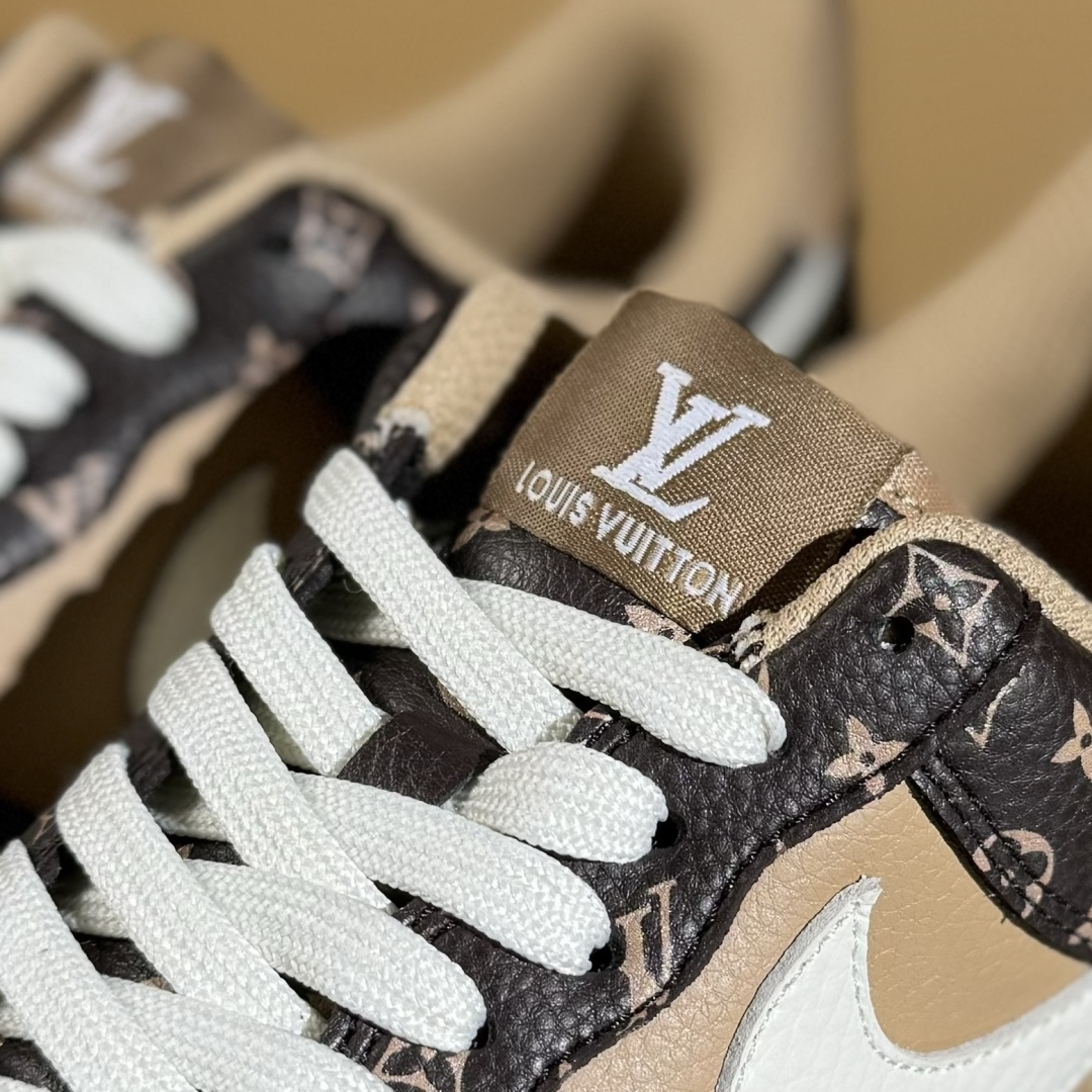 260 Nike Air Force 1'07 Low LV联名 咖啡棕小白勾 空军一号低帮休闲板鞋 LW9279-009-Chinese UA Cheap High Quatity Brand Clothes Bags handbags Sneakers wholesale wholesaler seller from China Factory suppliers Fashion Clothing Shoes best Quality Beautiful Price 260 Nike Air Force 1'07 Low LV联名 咖啡棕小白勾 空军一号低帮休闲板鞋 LW9279-009