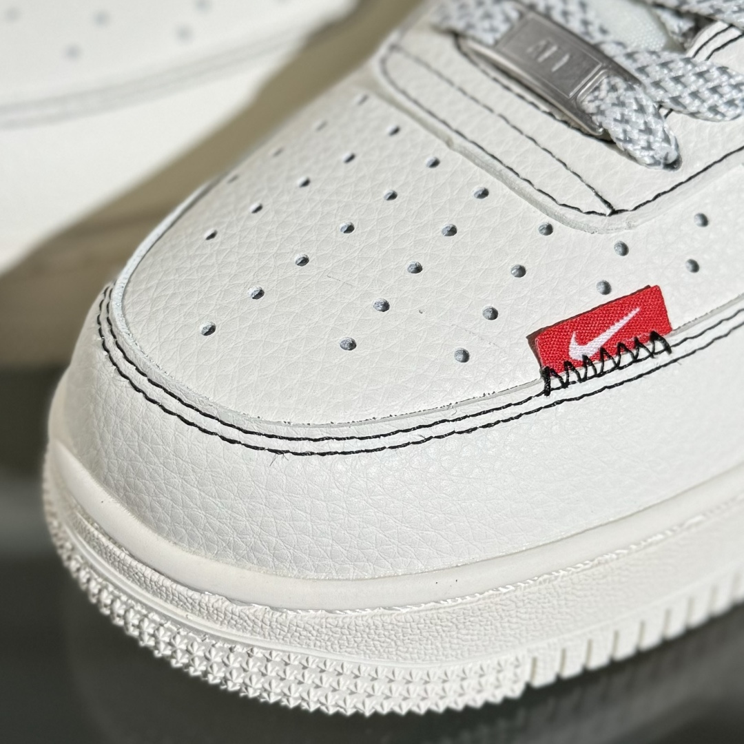 260 Nike Air Force 1'07 Low LV联名 双拼黑牛仔 空军一号低帮休闲板鞋 YX5066-341