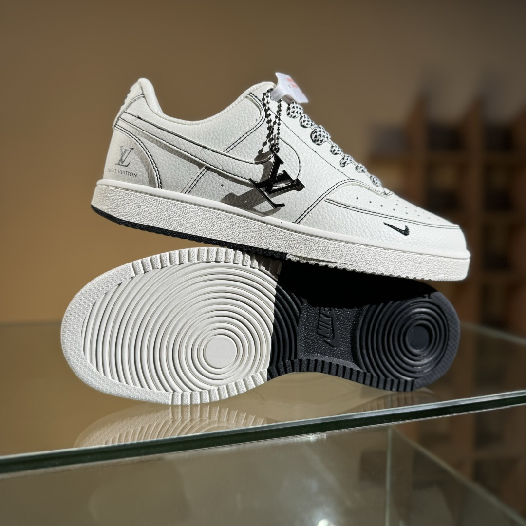260 Nike Air Force 1 Low 07 x Louis Vuitton 白黑小勾满天星 CS5288-016