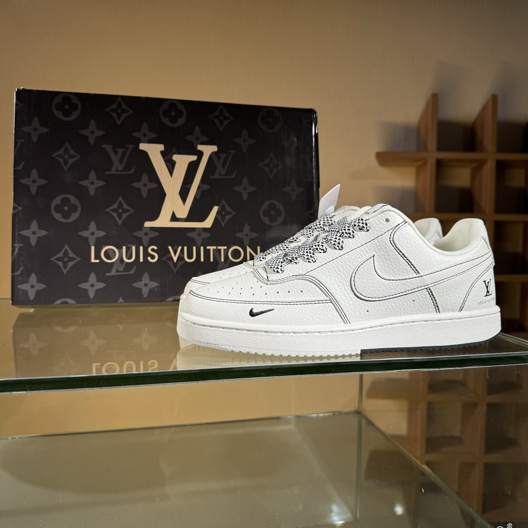 260 Nike Air Force 1 Low 07 x Louis Vuitton 白黑小勾满天星 CS5288-016