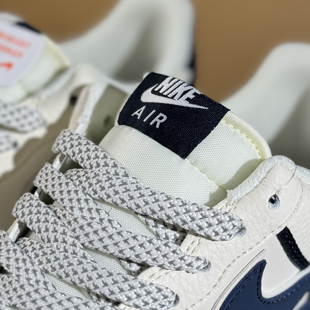 260 Nike Air Force 1'07 Low 斯图西联名 双拼米蓝 空军一号低帮休闲板鞋 QW5836-009