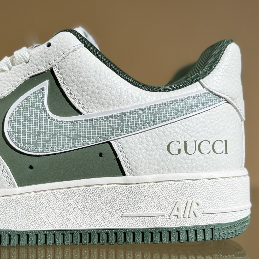 260 Nike Air Force 1'07 Low 古驰联名 橄榄绿鬼脸 空军一号低帮休闲板鞋 KK1988-095