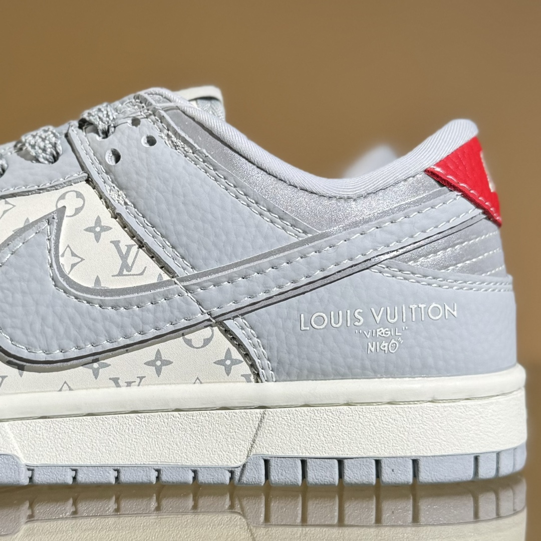 280 Air Jordan 1 Low AJ1 乔1 LV联名 经典灰白 高端定制 低帮复古篮球鞋 SC9207-426