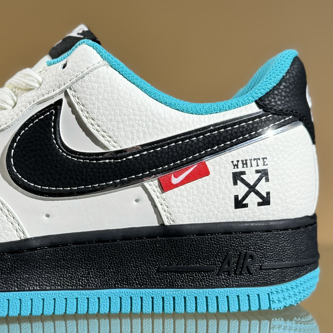 260 Nike Air Force 1'07 Low 联名 黑蓝双拼米黑 空军一号低帮休闲板鞋 QW5836-003-Chinese UA Cheap High Quatity Brand Clothes Bags handbags Sneakers wholesale wholesaler seller from China Factory suppliers Fashion Clothing Shoes best Quality Beautiful Price 260 Nike Air Force 1'07 Low 联名 黑蓝双拼米黑 空军一号低帮休闲板鞋 QW5836-003