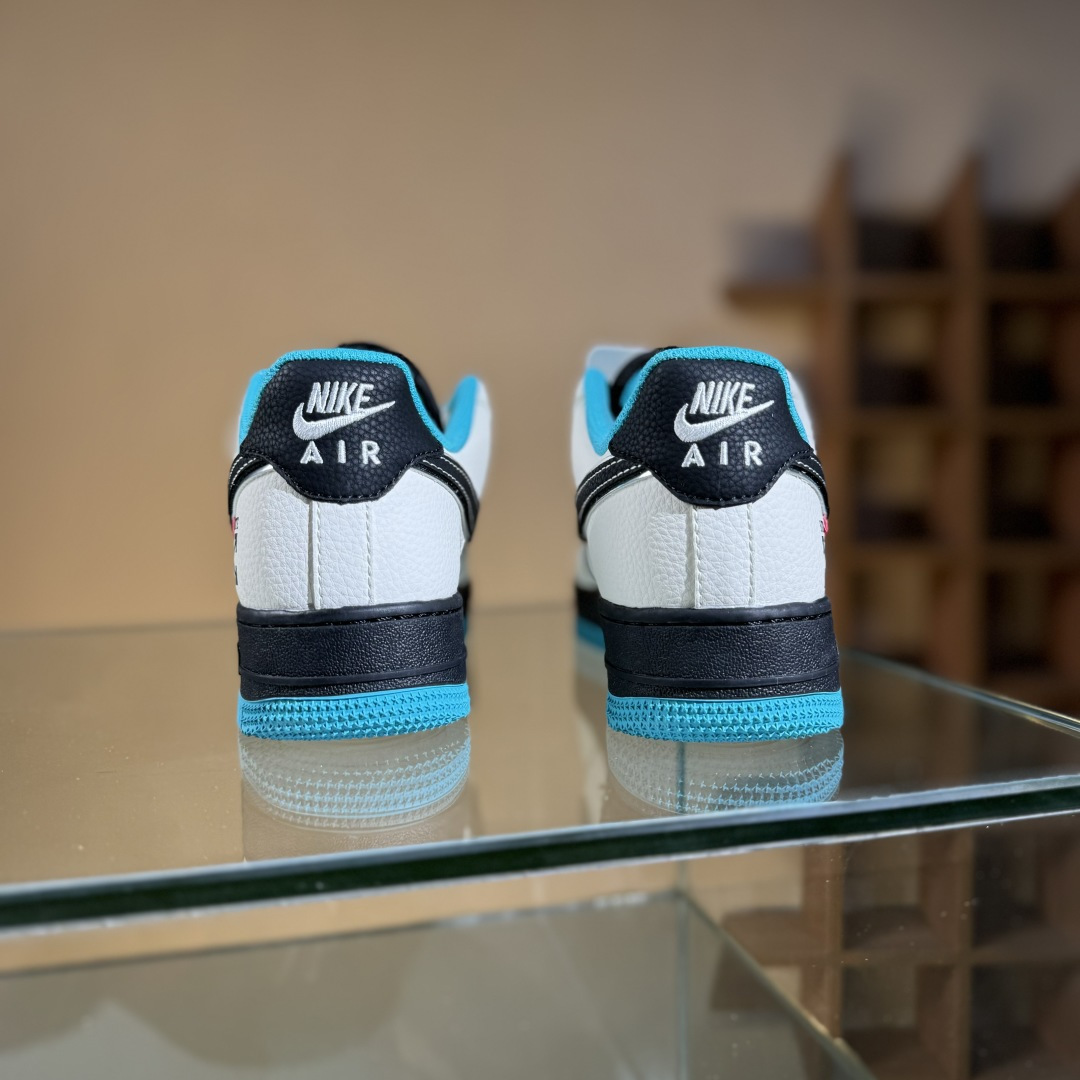 260 Nike Air Force 1'07 Low 联名 黑蓝双拼米黑 空军一号低帮休闲板鞋 QW5836-003-Chinese UA Cheap High Quatity Brand Clothes Bags handbags Sneakers wholesale wholesaler seller from China Factory suppliers Fashion Clothing Shoes best Quality Beautiful Price 260 Nike Air Force 1'07 Low 联名 黑蓝双拼米黑 空军一号低帮休闲板鞋 QW5836-003