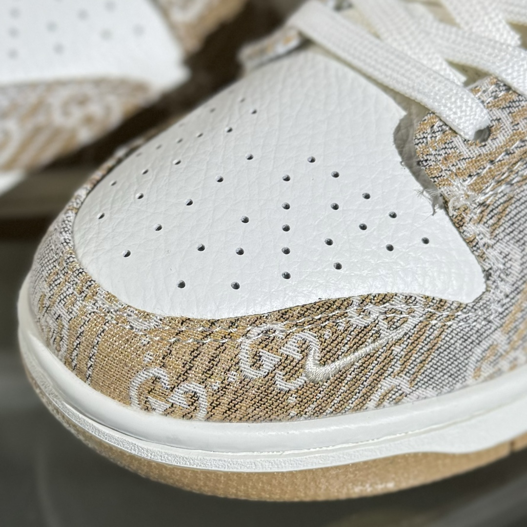 280 Nike SB Dunk Low 古驰联名 卡其灰牛仔 周年高端定制 低帮休闲板鞋 SC9207-421