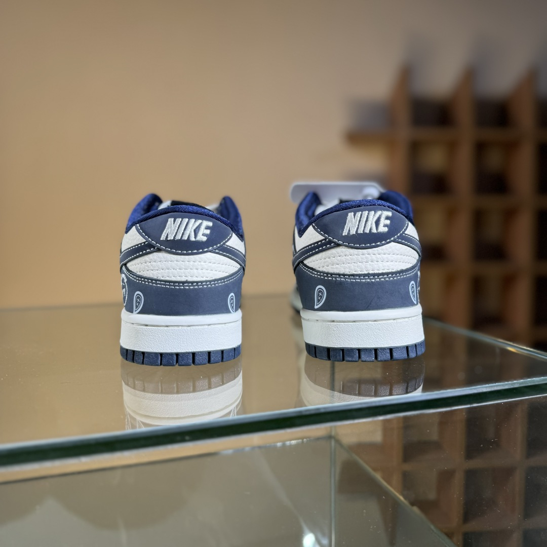 280 Nike SB Dunk Low 藏蓝鬼脸腰果花 周年高端定制 低帮休闲板鞋 KK1333-046