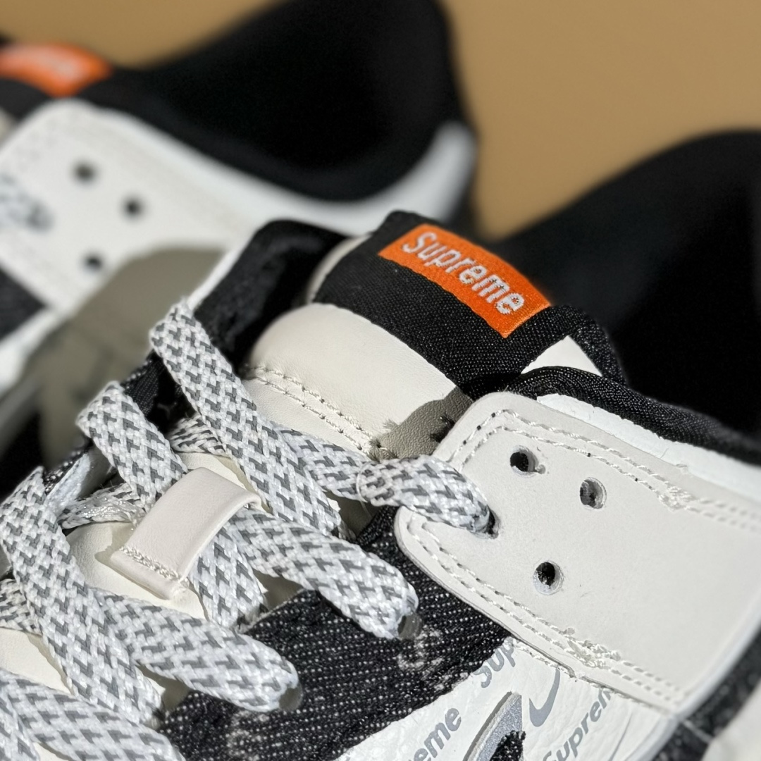 280 Nike SB Dunk Low Sup联名 黑牛仔 周年高端定制 低帮休闲板鞋 SC9207-414