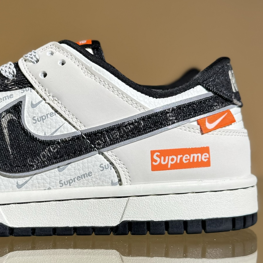 280 Nike SB Dunk Low Sup联名 黑牛仔 周年高端定制 低帮休闲板鞋 SC9207-414