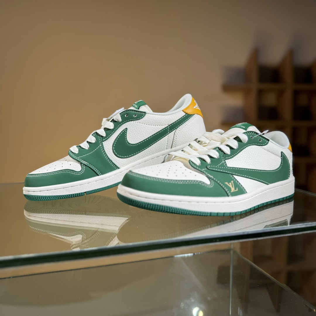 280 Travis Scott x Fragment Design x Air Jordan 1 Low OG SP AJ1 乔1 LV联名 绿黄尾 低帮文化休闲板鞋 ZH2598-161-Chinese UA Cheap High Quatity Brand Clothes Bags handbags Sneakers wholesale wholesaler seller from China Factory suppliers Fashion Clothing Shoes best Quality Beautiful Price 280 Travis Scott x Fragment Design x Air Jordan 1 Low OG SP AJ1 乔1 LV联名 绿黄尾 低帮文化休闲板鞋 ZH2598-161