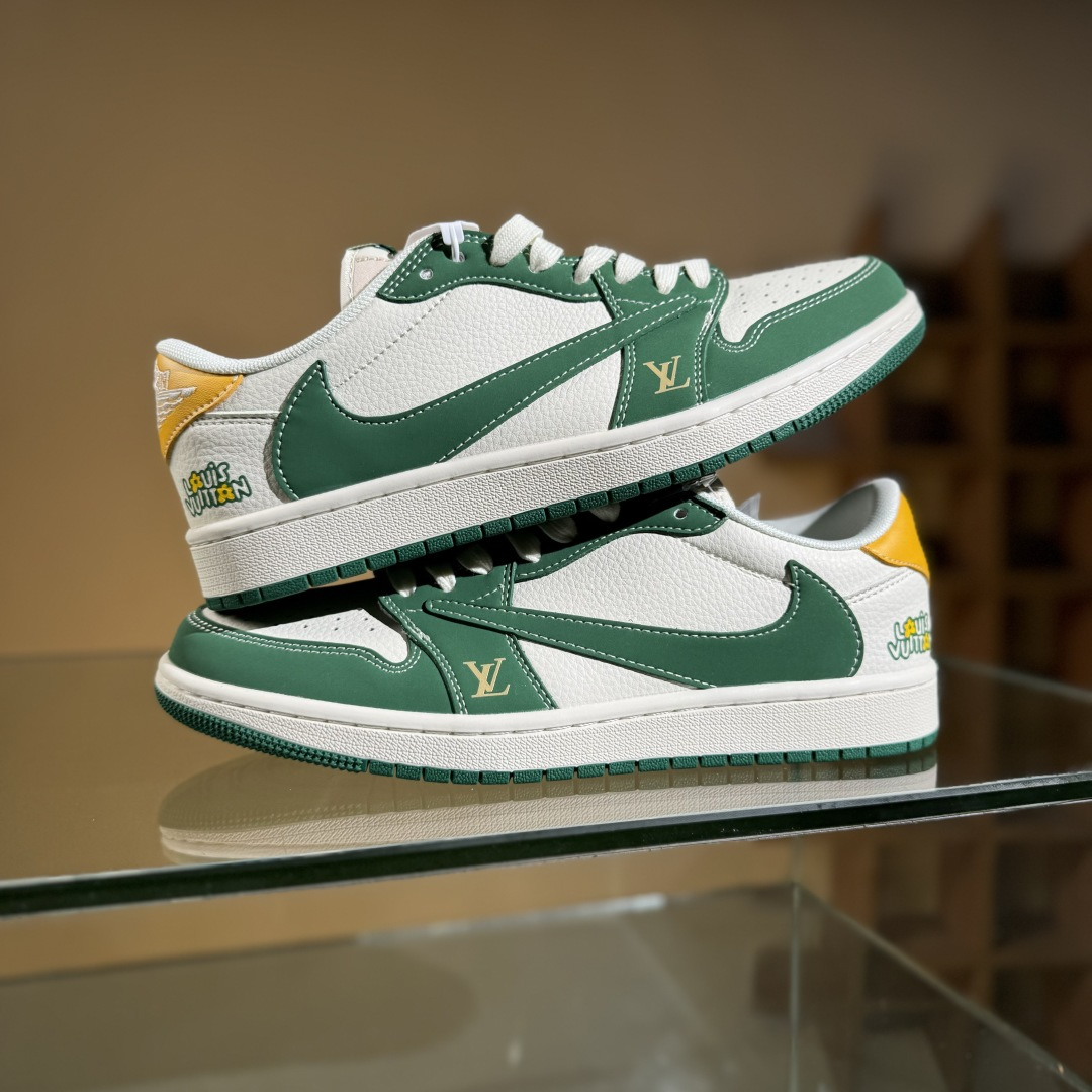 280 Travis Scott x Fragment Design x Air Jordan 1 Low OG SP AJ1 乔1 LV联名 绿黄尾 低帮文化休闲板鞋 ZH2598-161-Chinese UA Cheap High Quatity Brand Clothes Bags handbags Sneakers wholesale wholesaler seller from China Factory suppliers Fashion Clothing Shoes best Quality Beautiful Price 280 Travis Scott x Fragment Design x Air Jordan 1 Low OG SP AJ1 乔1 LV联名 绿黄尾 低帮文化休闲板鞋 ZH2598-161