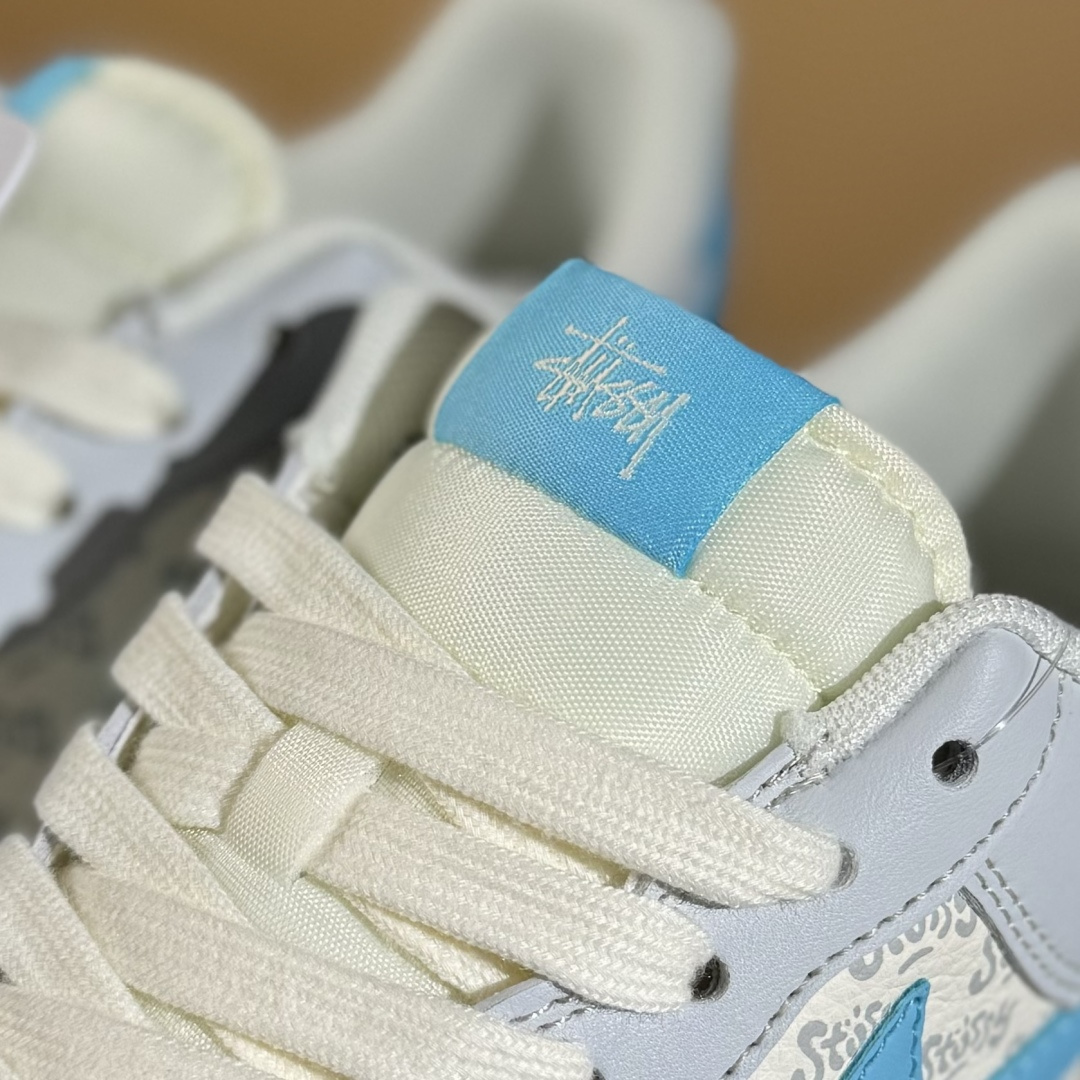 260 Nike Air Force 1'07 Low 斯图西联名 荧光蓝印花 空军一号低帮休闲板鞋 JJ2508-717-Chinese UA Cheap High Quatity Brand Clothes Bags handbags Sneakers wholesale wholesaler seller from China Factory suppliers Fashion Clothing Shoes best Quality Beautiful Price 260 Nike Air Force 1'07 Low 斯图西联名 荧光蓝印花 空军一号低帮休闲板鞋 JJ2508-717