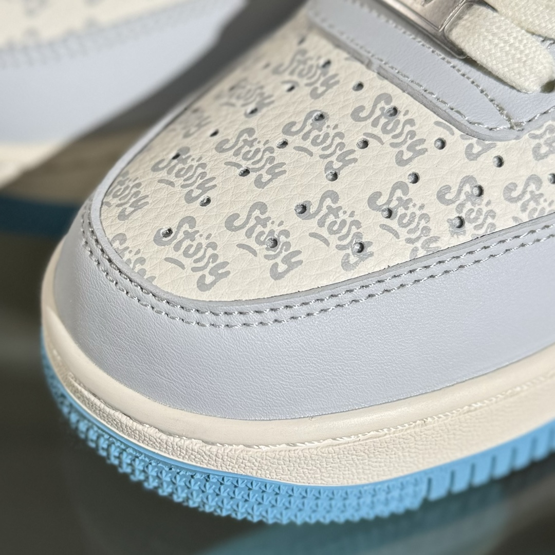 260 Nike Air Force 1'07 Low 斯图西联名 荧光蓝印花 空军一号低帮休闲板鞋 JJ2508-717-Chinese UA Cheap High Quatity Brand Clothes Bags handbags Sneakers wholesale wholesaler seller from China Factory suppliers Fashion Clothing Shoes best Quality Beautiful Price 260 Nike Air Force 1'07 Low 斯图西联名 荧光蓝印花 空军一号低帮休闲板鞋 JJ2508-717