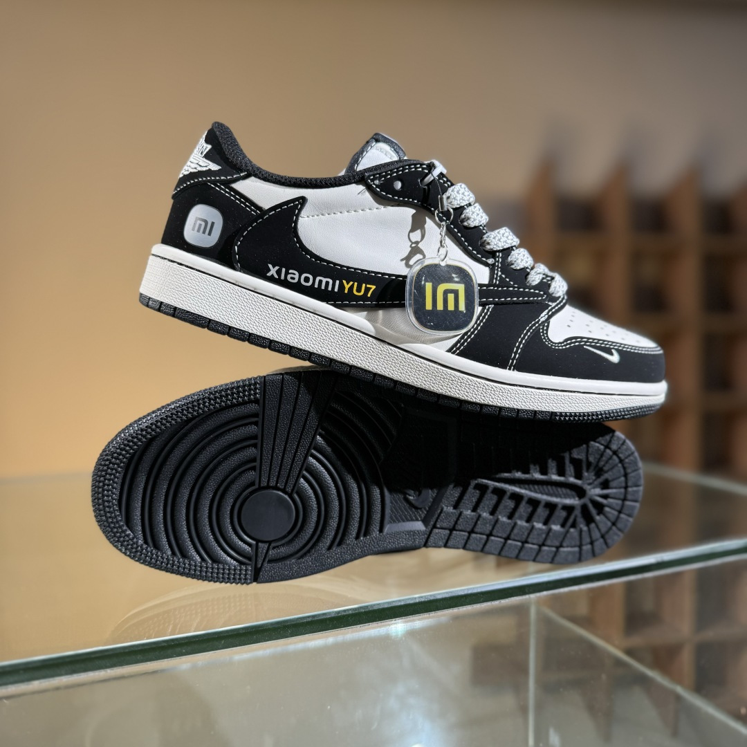 280 Travis Scott x Fragment Design x Air Jordan 1 Low OG SP AJ1 乔1 小米联名 黑YU7 低帮文化休闲板鞋 XX3168-189