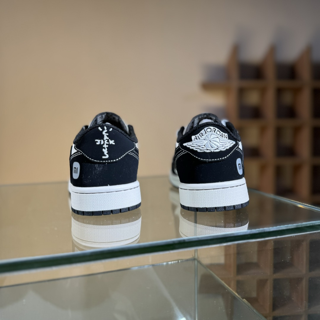 280 Travis Scott x Fragment Design x Air Jordan 1 Low OG SP AJ1 乔1 小米联名 黑YU7 低帮文化休闲板鞋 XX3168-189