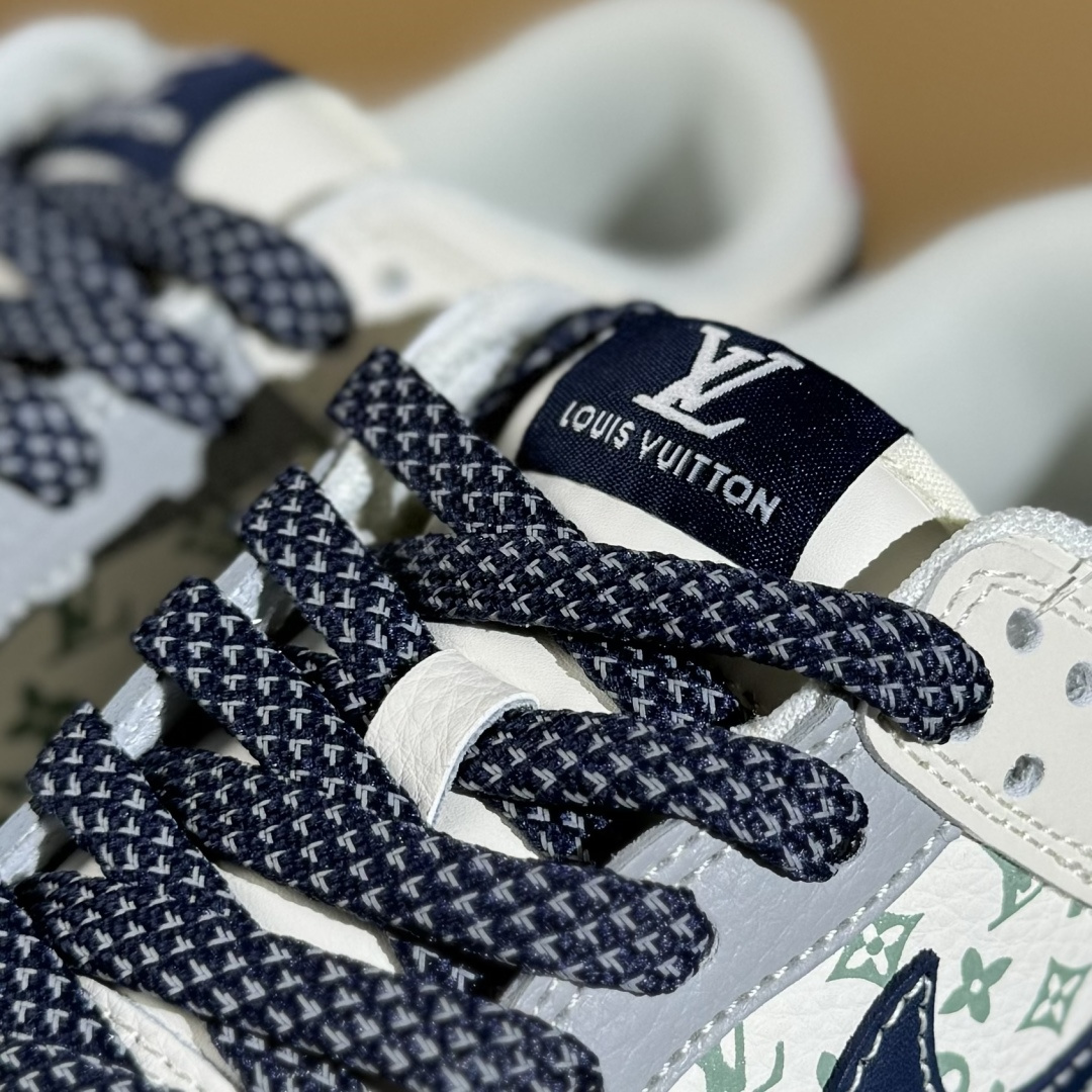 280 Nike SB Dunk Low LV联名 深蓝底印花 周年高端定制 低帮休闲板鞋 XX3168-161