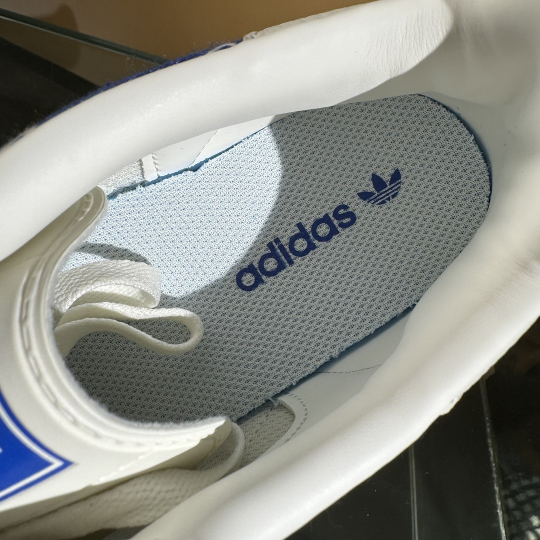 200 Adidas三叶草SAMBA OG x Louis Vuitton 白蓝 休闲板鞋 SC9207-732