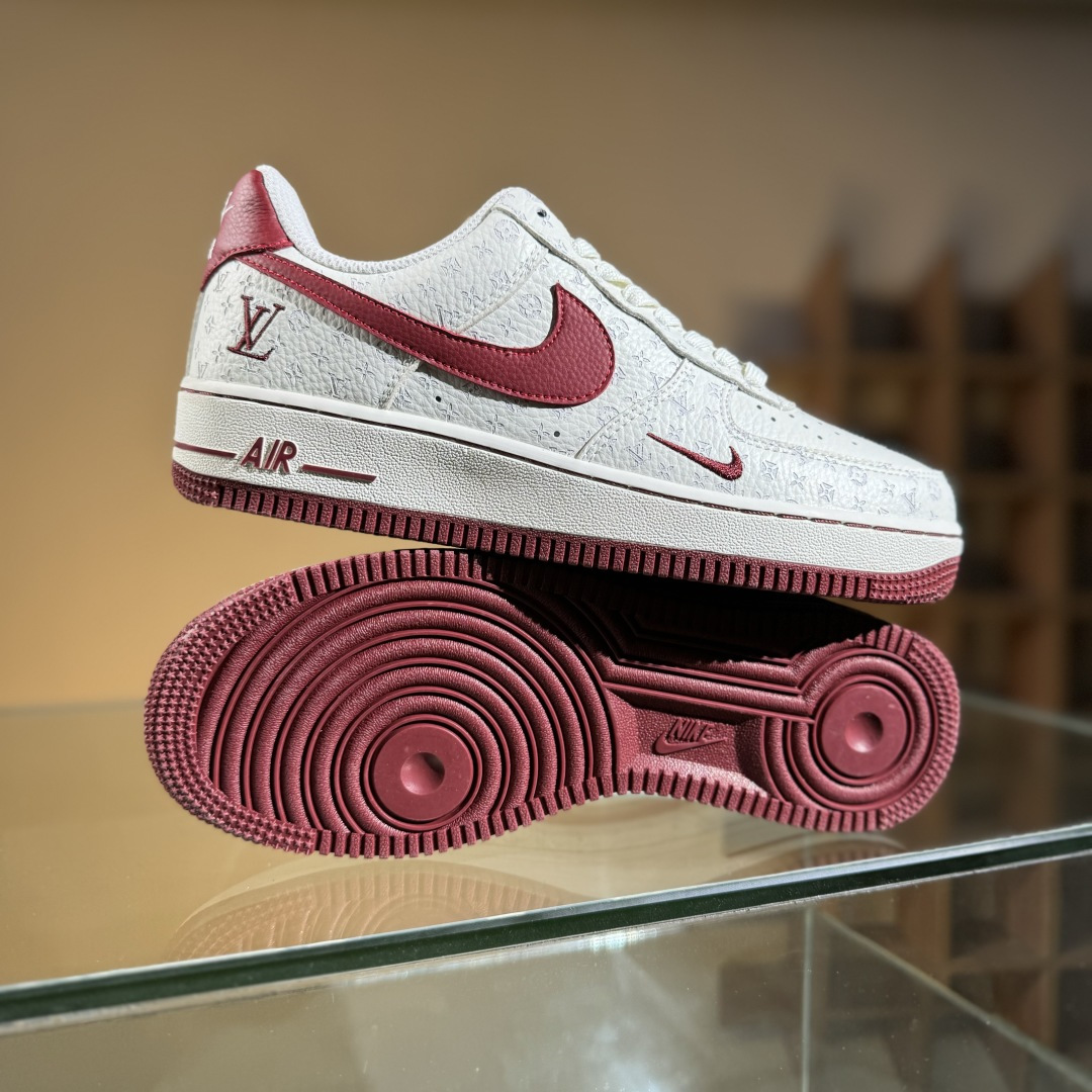 260 Nike Air Force 1'07 Low LV联名 白红 空军一号低帮休闲板鞋 LW9279-015