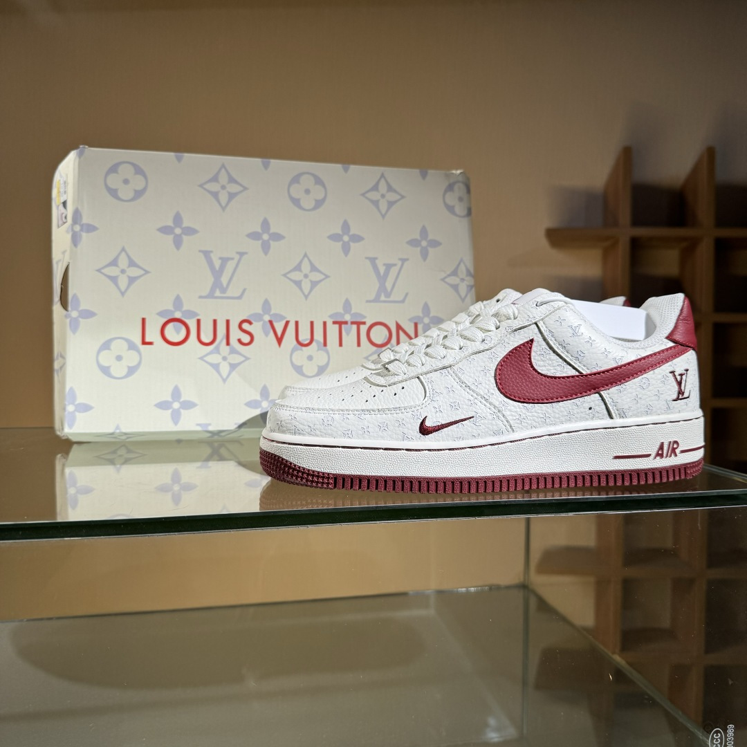 260 Nike Air Force 1'07 Low LV联名 白红 空军一号低帮休闲板鞋 LW9279-015
