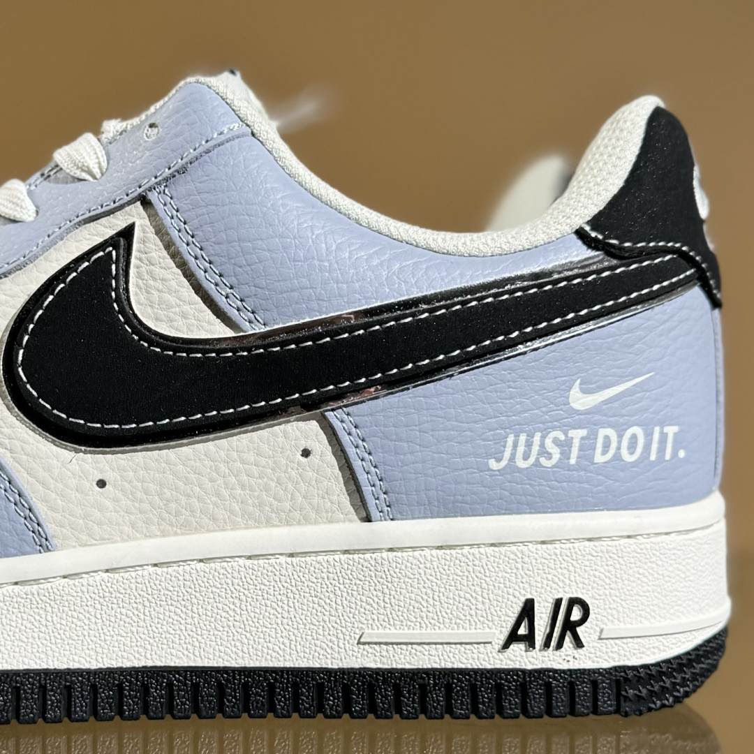 260 Nike Air Force 1'07 Low ”Just Do It” 米黑双拼 空军一号低帮休闲板鞋 CS5288-023
