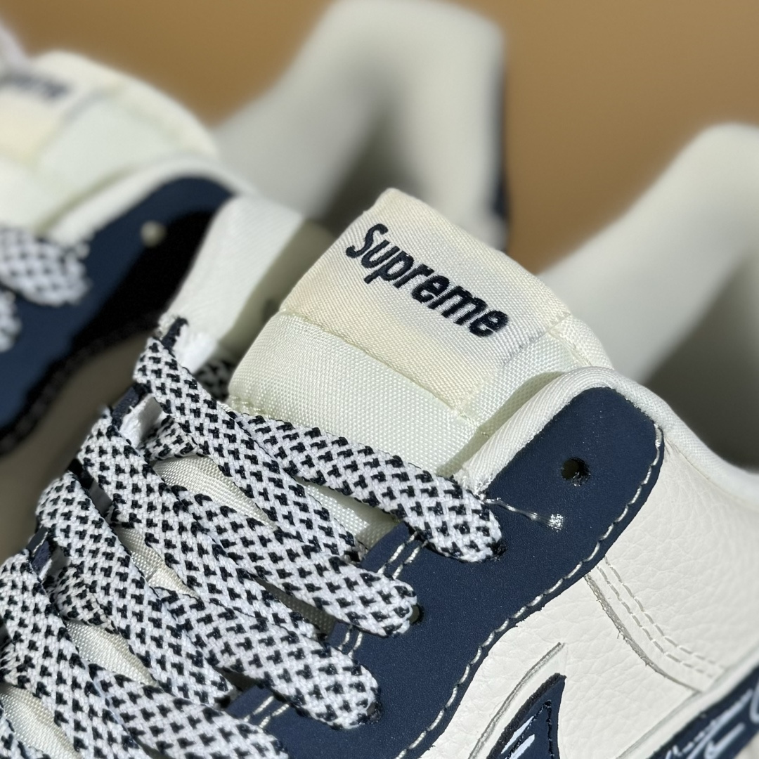 260 Nike Air Force 1'07 Low LV联名 花布蓝勾 空军一号低帮休闲板鞋 DF0188-069