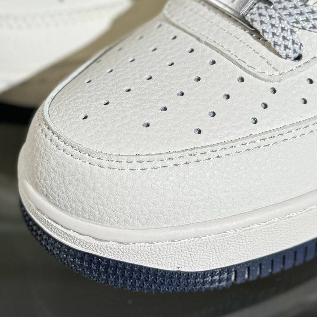 260 Nike Air Force 1'07 Low LV联名 牛仔蓝勾 空军一号低帮休闲板鞋 SM6668-102