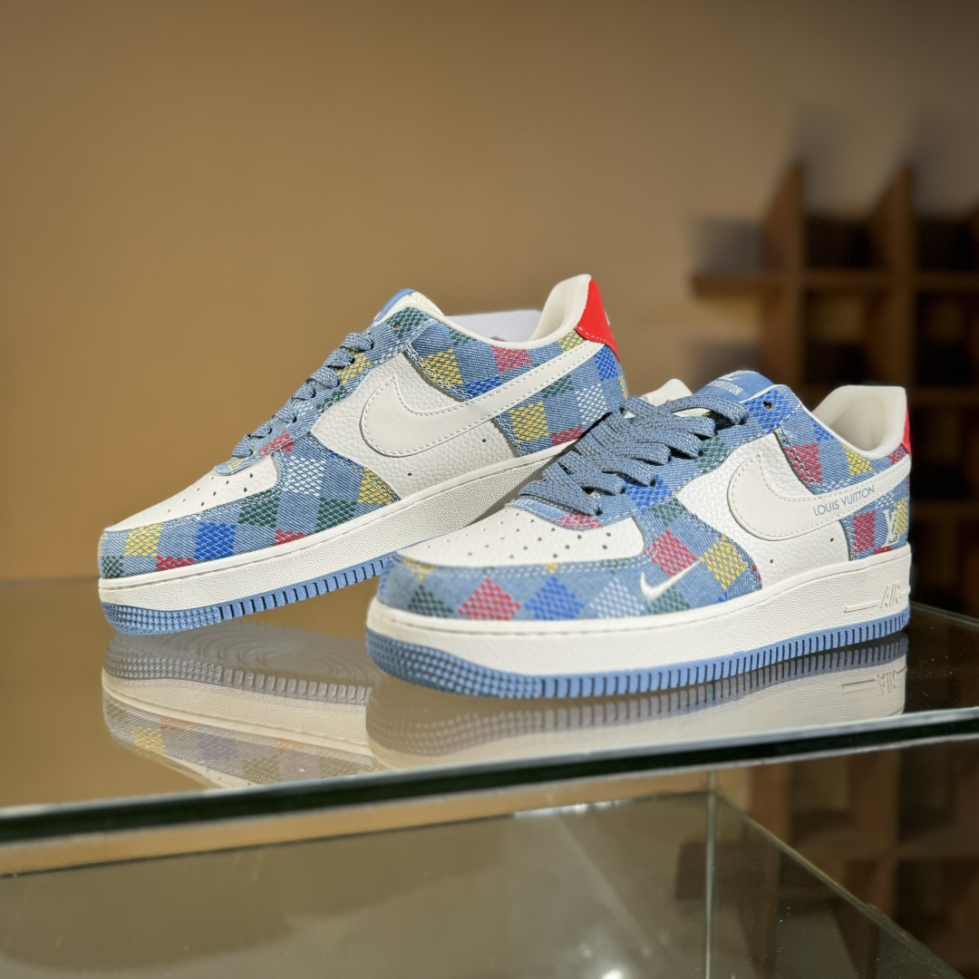 260 Nike Air Force 1'07 Low LV联名 彩色牛仔 空军一号低帮休闲板鞋 XL1979-101