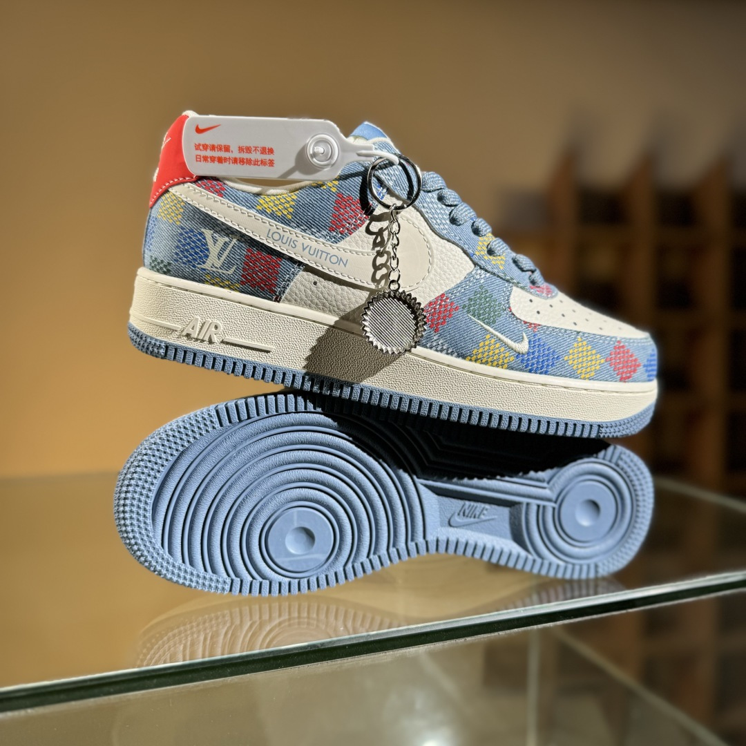 260 Nike Air Force 1'07 Low LV联名 彩色牛仔 空军一号低帮休闲板鞋 XL1979-101