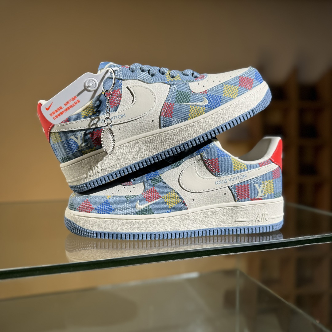 260 Nike Air Force 1'07 Low LV联名 彩色牛仔 空军一号低帮休闲板鞋 XL1979-101