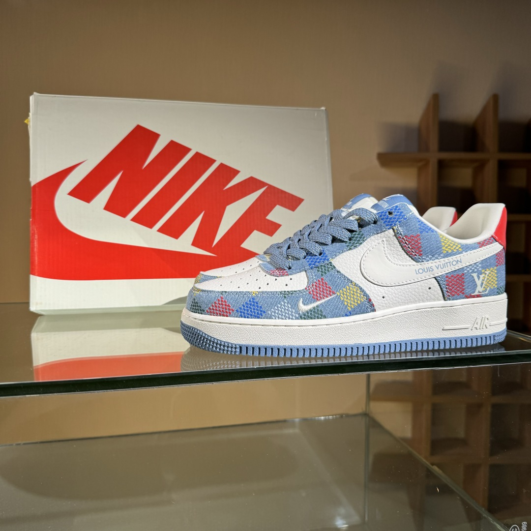 260 Nike Air Force 1'07 Low LV联名 彩色牛仔 空军一号低帮休闲板鞋 XL1979-101
