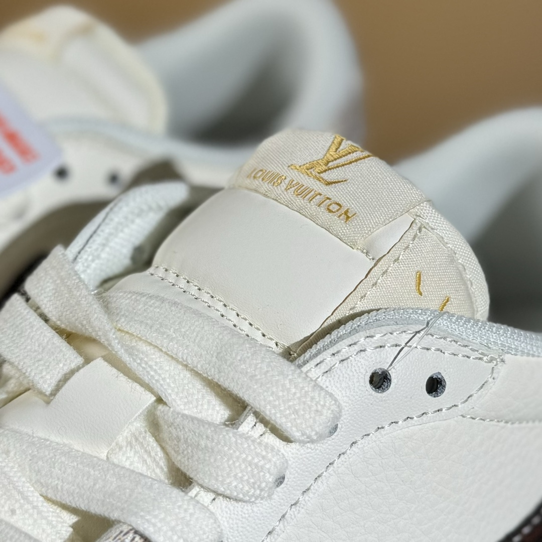 280 Travis Scott x Fragment Design x Air Jordan 1 Low OG SP AJ1 乔1 LV联名 米棕方格 低帮文化休闲板鞋 XS7089-617