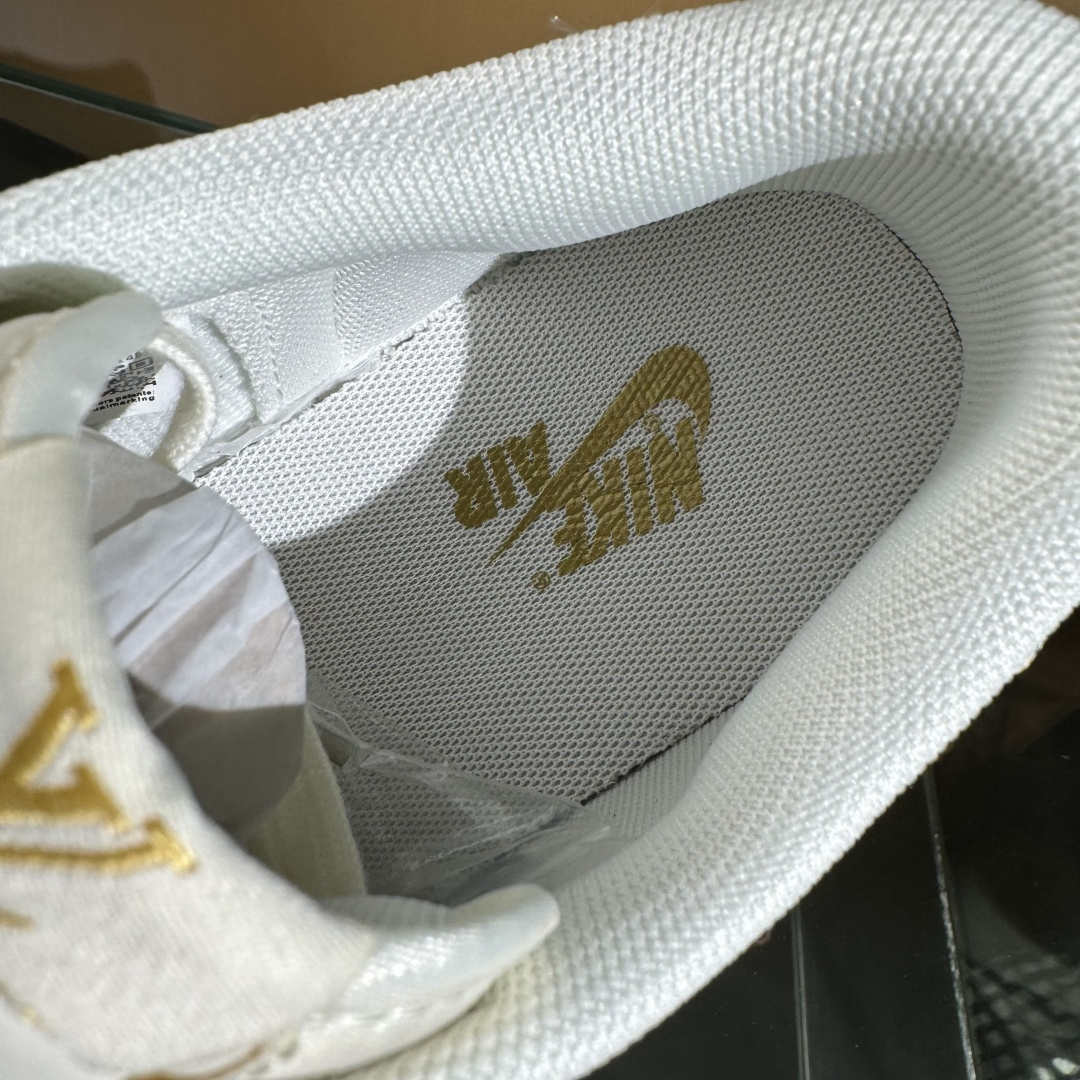 280 Travis Scott x Fragment Design x Air Jordan 1 Low OG SP AJ1 乔1 LV联名 米棕方格 低帮文化休闲板鞋 XS7089-617