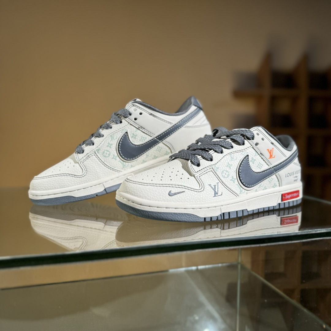 280 Nike SB Dunk Low 双勾三方联名 周年高端定制 低帮休闲板鞋 YX5066-363