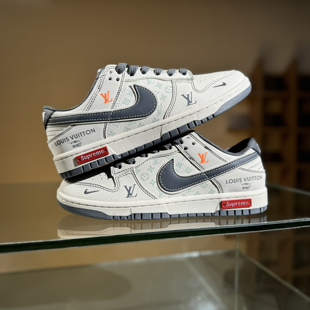 280 Nike SB Dunk Low 双勾三方联名 周年高端定制 低帮休闲板鞋 YX5066-363