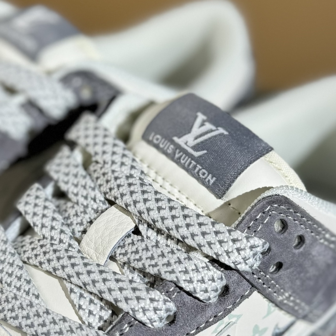 280 Nike SB Dunk Low LV联名 三勾夜光灰底满天星 周年高端定制 低帮休闲板鞋 YX5066-361