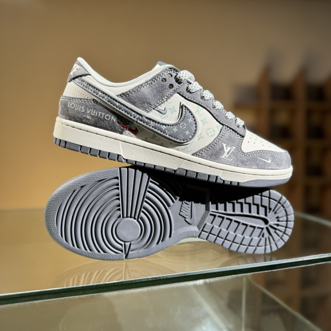 280 Nike SB Dunk Low LV联名 三勾夜光灰底满天星 周年高端定制 低帮休闲板鞋 YX5066-361