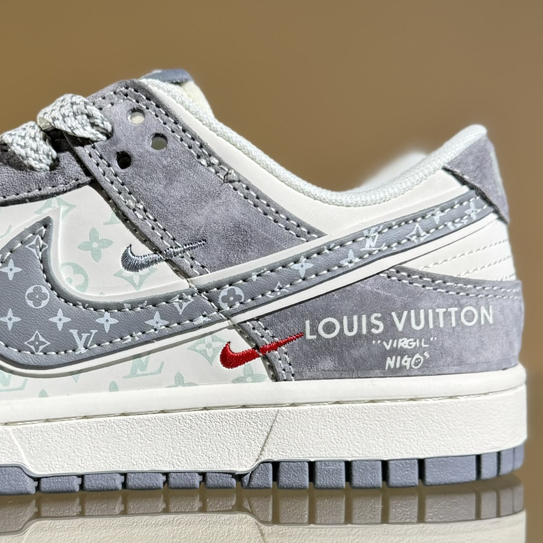 280 Nike SB Dunk Low LV联名 三勾夜光灰底满天星 周年高端定制 低帮休闲板鞋 YX5066-361