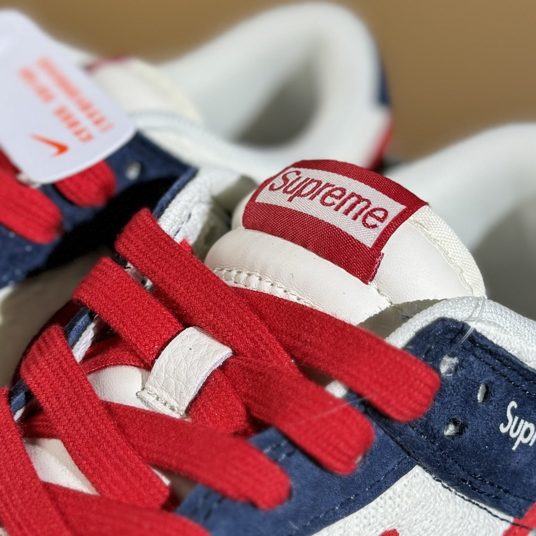 260 Nike SB Dunk Low x Supreme 蓝白红小勾 XD1588-220
