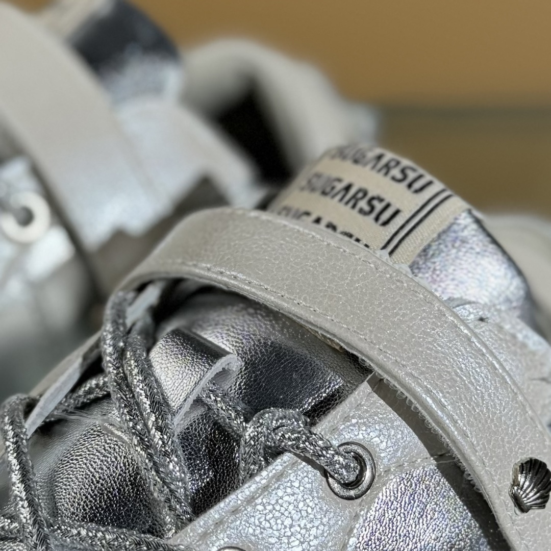 220 新晋潮流鞋靴品牌GGCC夏季新款 鞠婧祎同款GG-CC x SugarSu酥履联名 玛丽珍芭蕾舞鞋