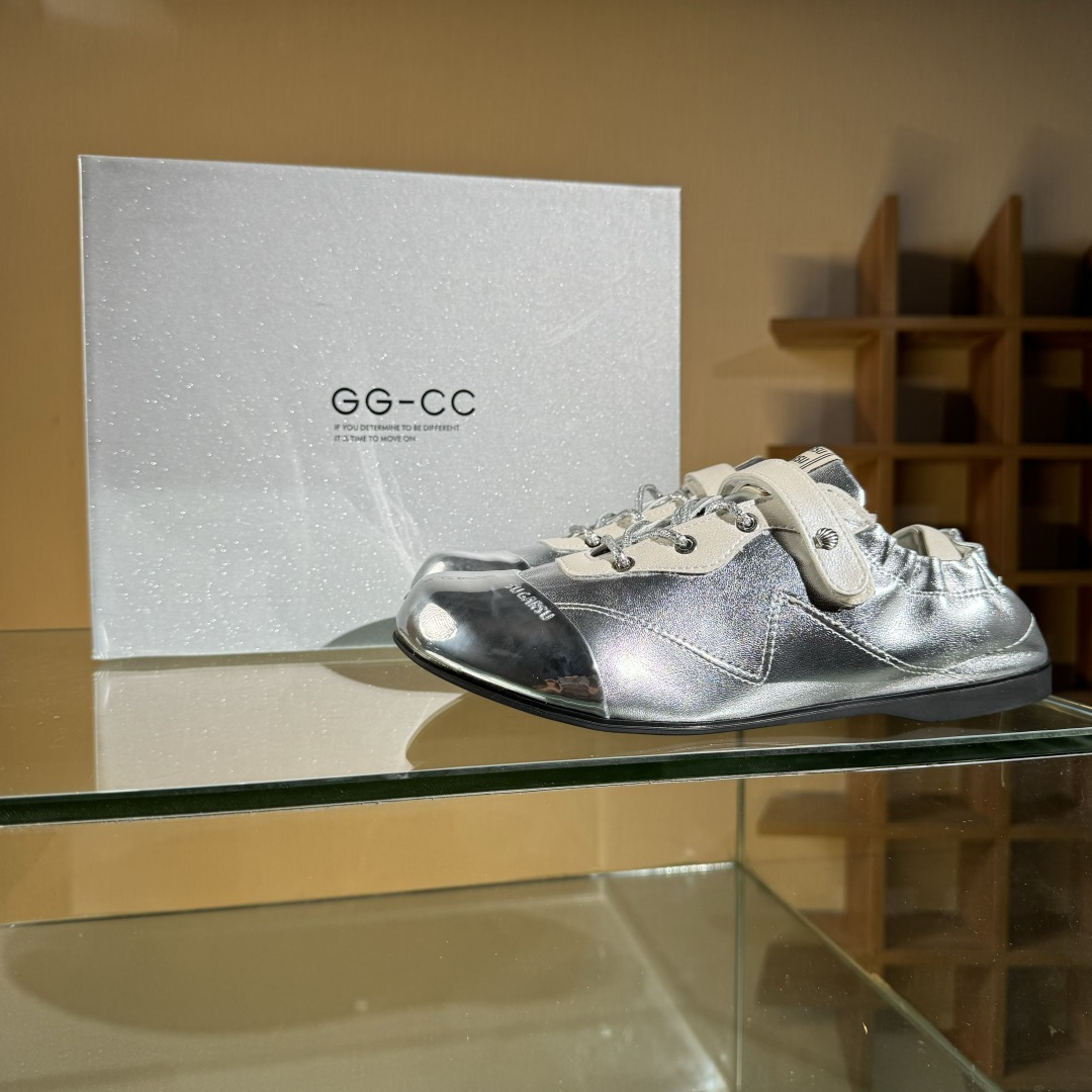 220 新晋潮流鞋靴品牌GGCC夏季新款 鞠婧祎同款GG-CC x SugarSu酥履联名 玛丽珍芭蕾舞鞋